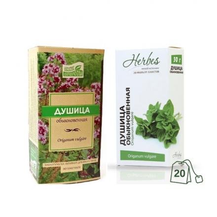 ФИТОЧАЙ ДУШИЦА ТРАВА ф/п №20