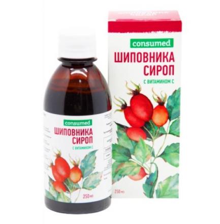СИРОП ШИПОВНИК КОНСУМЕД с вит С фл. 250 мл
