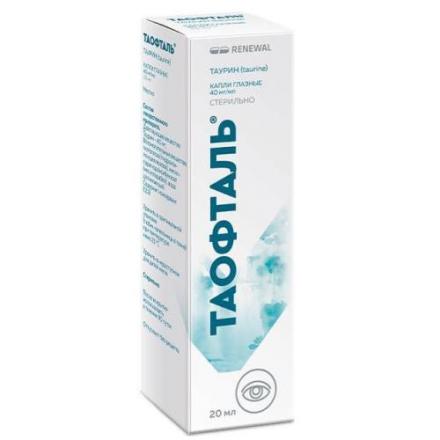ТАОФТАЛЬ капли глазные 4% тюб.- кап. 20 мл