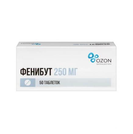 ФЕНИБУТ ОЗОН табл. 250 мг №50
