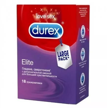 ПРЕЗЕРВАТИВЫ ДЮРЕКС ELIT сверхтонкие №18