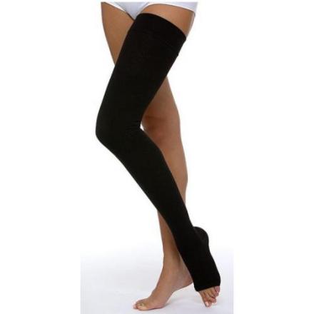 ЧУЛОК КОМПРЕССИОННЫЙ ДО БЕДРА ЦЕНТР КОМПРЕСС черный 2 класс компр. р.1