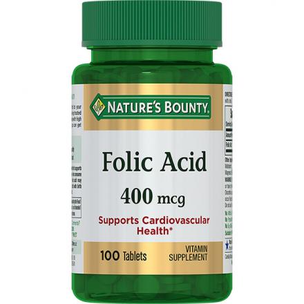 НЭЙЧЕС БАУНТИ (NATURE`S BOUNTY) ФОЛИЕВАЯ КИСЛОТА табл. №100