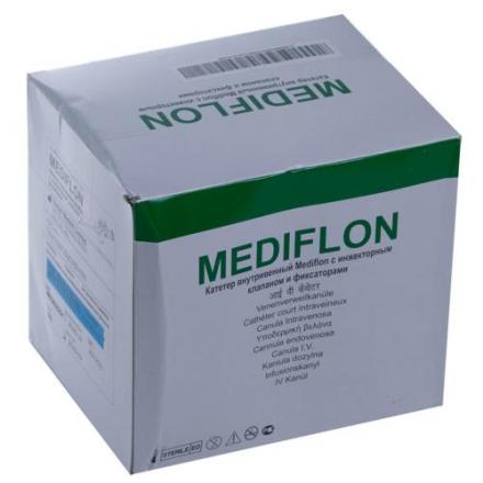 КАТЕТЕР ВНУТРИВЕННЫЙ MEDIFLON G22 №100