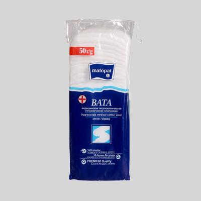 ВАТА ЗИГ-ЗАГ ГИГИЕНИЧЕСКАЯ МАТОПАТ 50 гр