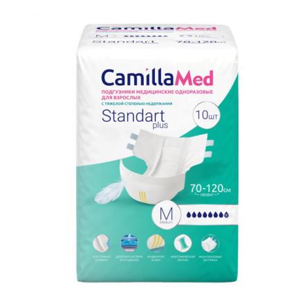 CAMILLAMED ПОДГУЗНИКИ ДЛЯ ВЗРОСЛЫХ STANDART PLUS МЕДИУМ №10