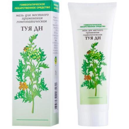 ТУЯ ДН гомеопат. мазь 70 гр