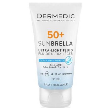 ДЕРМЕДИК SUNBRELLA ФЛЮИД ДЛЯ ЛИЦА 40 мл SPF 50+ для жирной и комбин.кожи