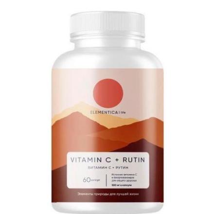 ELEMENTICA LIFE ВИТАМИН С + РУТИН капс. №60