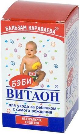 КАРАВАЕВА БАЛЬЗАМ ВИТАОН БЭБИ р-р наруж. фл. 30 мл