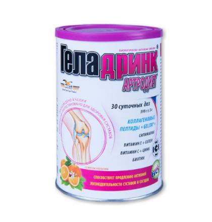 ГЕЛАДРИНК АРТРОДИЕТ пор. внутр. апельсин 390 гр