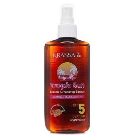 KRASSA МАСЛО ДЛЯ ЗАГАРА 150 мл SPF5