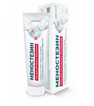 МЕНОСТЕЗИН КОНСУМЕД гель охлаждающ. отвлекающий эффект 50 гр