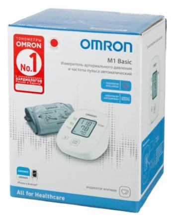 ОМРОН (OMRON) ПРИБОР (ТОНОМЕТР) ИЗМ. АРТ. ДАВЛЕНИЯ АВТОМАТ M1 BASIC (RU)