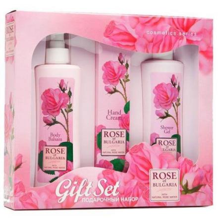 LAVENA ROSE OF НАБОР (лосьон д/тела + гель д/душа + крем д/рук)