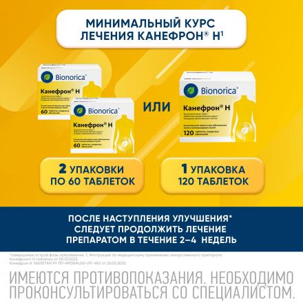 КАНЕФРОН Н табл. п/о №60 5