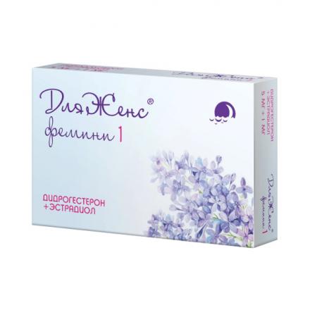 ДЛЯЖЕНС ФЕМИНИ табл. п/о плен. 5+1 мг №28