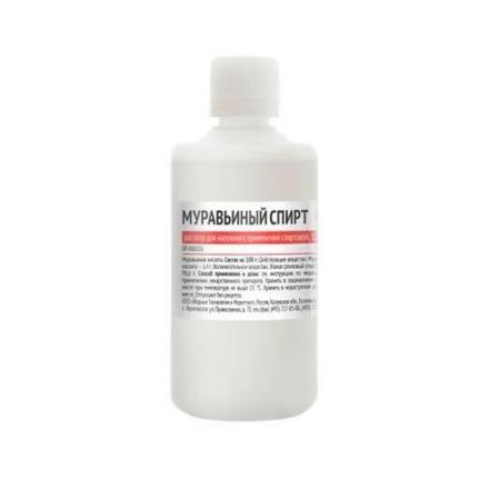 МУРАВЬИНЫЙ СПИРТ САМАРАМЕДПРОМ р-р спирт. наруж. 1,4% фл. 100 мл