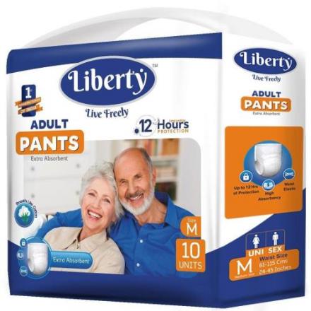 LIBERTY ПОДГУЗНИКИ-ТРУСЫ PREMIUM р.М №10