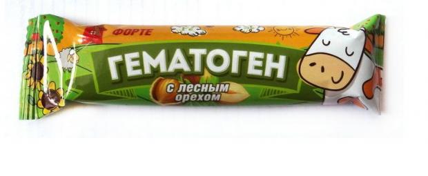 ГЕМАТОГЕН ФОРТЕ пастилки с лесным орехом 40 гр