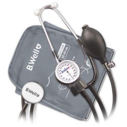 БИ ВЕЛЛ (B.WELL) ПРИБОР (ТОНОМЕТР) ИЗМ. АРТ. ДАВЛЕНИЯ МЕХАНИЧЕСКИЙ ВСТРОЕННЫЙ СТЕТОСКОП MED-63