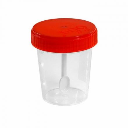 КОНТЕЙНЕР ДЛЯ АНАЛИЗА КАЛА СТЕРИЛЬНЫЙ со шпателем 30 мл