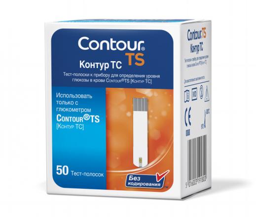 КОНТУР ТЕСТ-ПОЛОСКИ ДЛЯ ГЛЮКОМЕТРА ТС №50