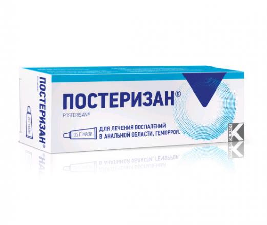 ПОСТЕРИЗАН мазь наружн. и д/рект. примен. туба 25 гр