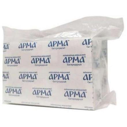 ЛЕЙКОПЛАСТЫРЬ БАКТЕРИЦИДНЫЙ АРМА полимерный прозрачный 1,9см х 7,2см №100