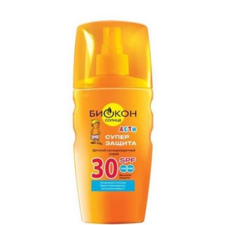 БИОКОН СПРЕЙ СОЛНЦЕЗАЩИТНЫЙ ДЕТСКИЙ 160 мл SPF30 водост.