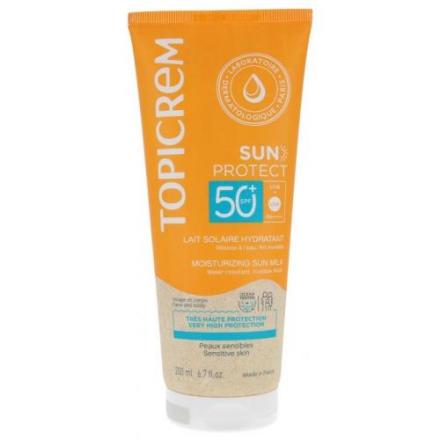 ТОПИКРЕМ SUN PROTECT МОЛОЧКО СОЛНЦЕЗАЩИТНОЕ 200 мл SPF50+ увлажняющий
