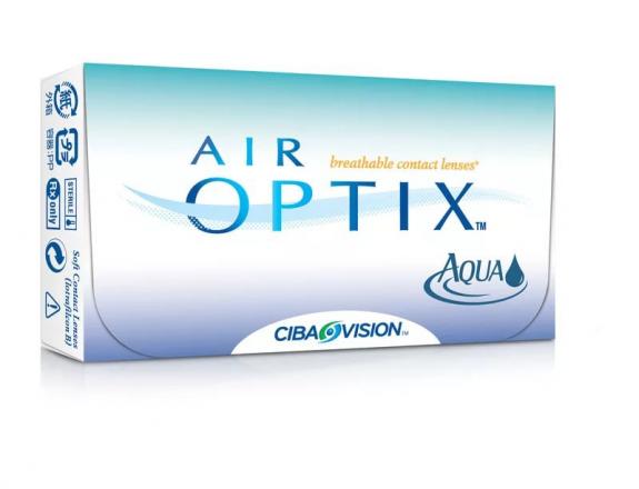КОНТАКТНАЯ ЛИНЗА AIR OPTIX AQUA 8,6 корриг. - 2,25