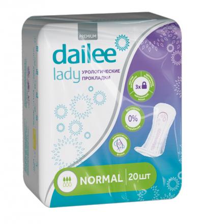 ДЕЙЛИ (DAILEE) ПРОКЛАДКИ ЖЕНСКИЕ ПРИ НЕДЕРЖАНИИ НОРМАЛ №20