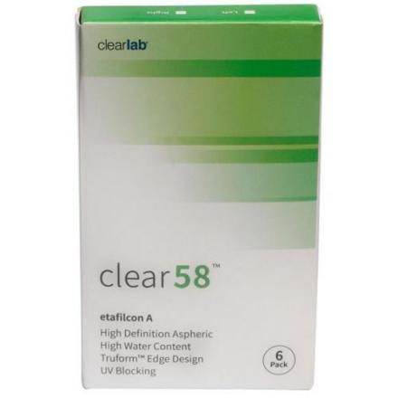 КОНТАКТНАЯ ЛИНЗА CLEAR 58 - 2,50 №6