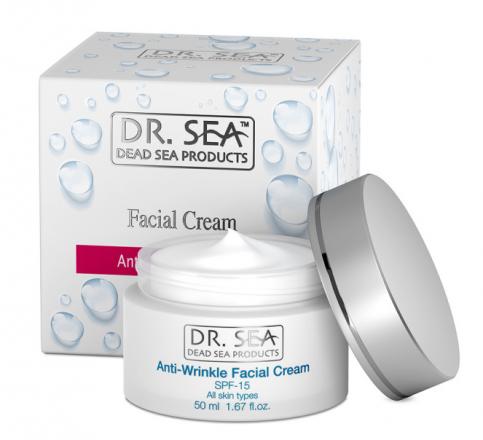 DR. SEA КРЕМ ДЛЯ ЛИЦА 50 мл SPF 15 от морщин