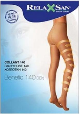 КОЛГОТКИ АНТИВАРИКОЗНЫЕ РЕЛАКСАН 140 ден р.4 беж