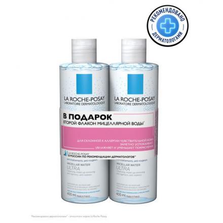 ЛЯ РОШ ПОЗЕ (LA ROCHE-POSAY) ФИЗИО УЛЬТРА ВОДА МИЦЕЛЛЯРНАЯ 400 мл для реактив. кожи №2