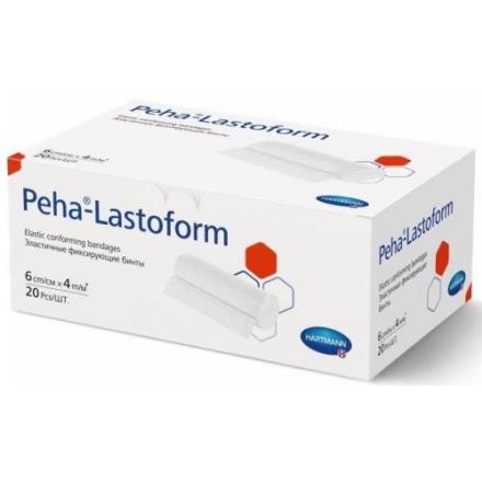 БИНТ ФИКСИРУЮЩИЙ PEHA-LASTOFORM ХАРТМАНН 6см х 4м №20