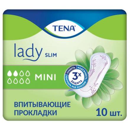 ТЕНА ПРОКЛАДКИ ЖЕНСКИЕ ПРИ НЕДЕРЖАНИИ LADY МИНИ №10