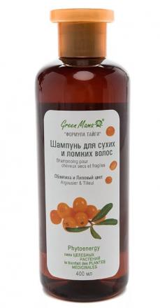 ГРИН МАМА  ШАМПУНЬ 400 мл для сухих и ломких волос
