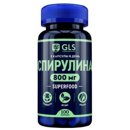 GLS (ГЛС) СПИРУЛИНА капс. №100