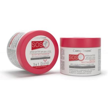 КОМПЛИМЕНТ SOS+ КРЕМ ДЛЯ РУК И ТЕЛА 300 мл