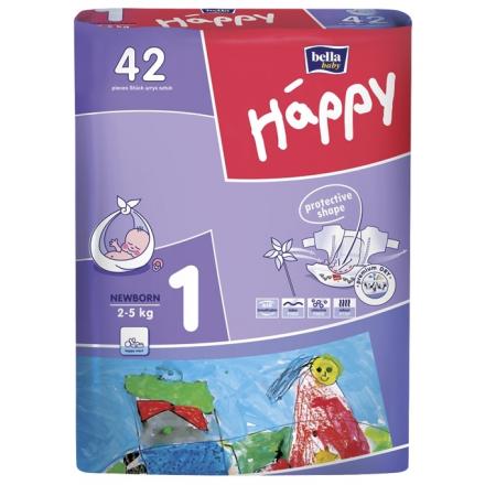 БЕЛЛА ХЕППИ ПОДГУЗНИКИ ДЕТСКИЕ 2-5 кг №42