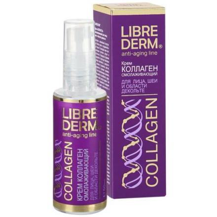 ЛИБРИДЕРМ КОЛЛАГЕН КРЕМ ДЛЯ ЛИЦА И ШЕИ 50 мл омолаж.
