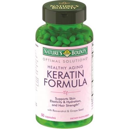 НЭЙЧЕС БАУНТИ (NATURE`S BOUNTY) КЕРАТИН капс. №50