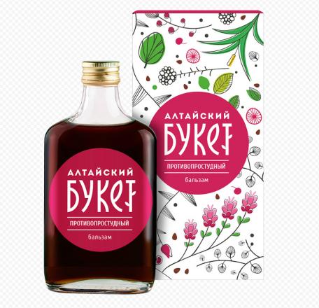 АЛТАЙСКИЙ БУКЕТ ПРОТИВОПРОСТУДНЫЙ бальзам внутр. 250 мл