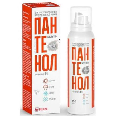 ПАНТЕНОЛ БЕЛУПО пена 5% 150 мл