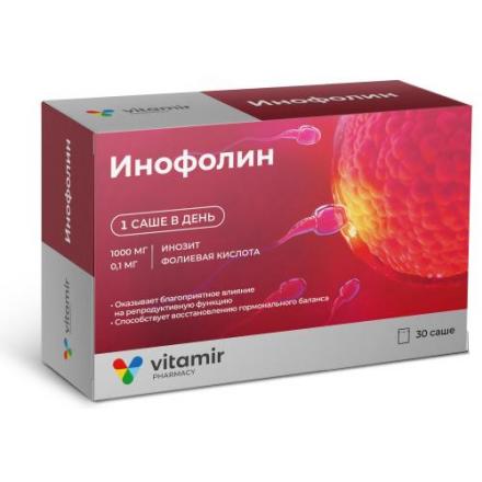 ИНОФОЛИН ВИТАМИР пор д/приг.р-ра внутрь саше №30