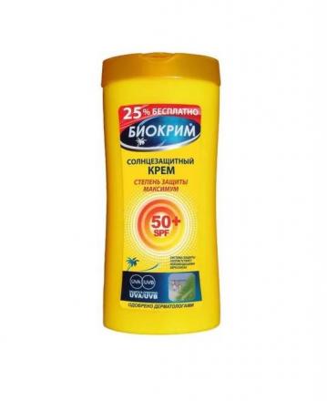 БИОКРИМ КРЕМ СОЛНЦЕЗАЩИТНЫЙ 200 мл SPF50+