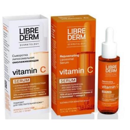 ЛИБРИДЕРМ ВИТАМИН-С СЫВОРОТКА ДЛЯ ЛИЦА 40 мл омолаживающая